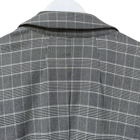 LANE BRYANT Boyfriend Blazer Plus Size 24 Black Glen Plaid Womens Jacket NWOT - Picture 4 of 10